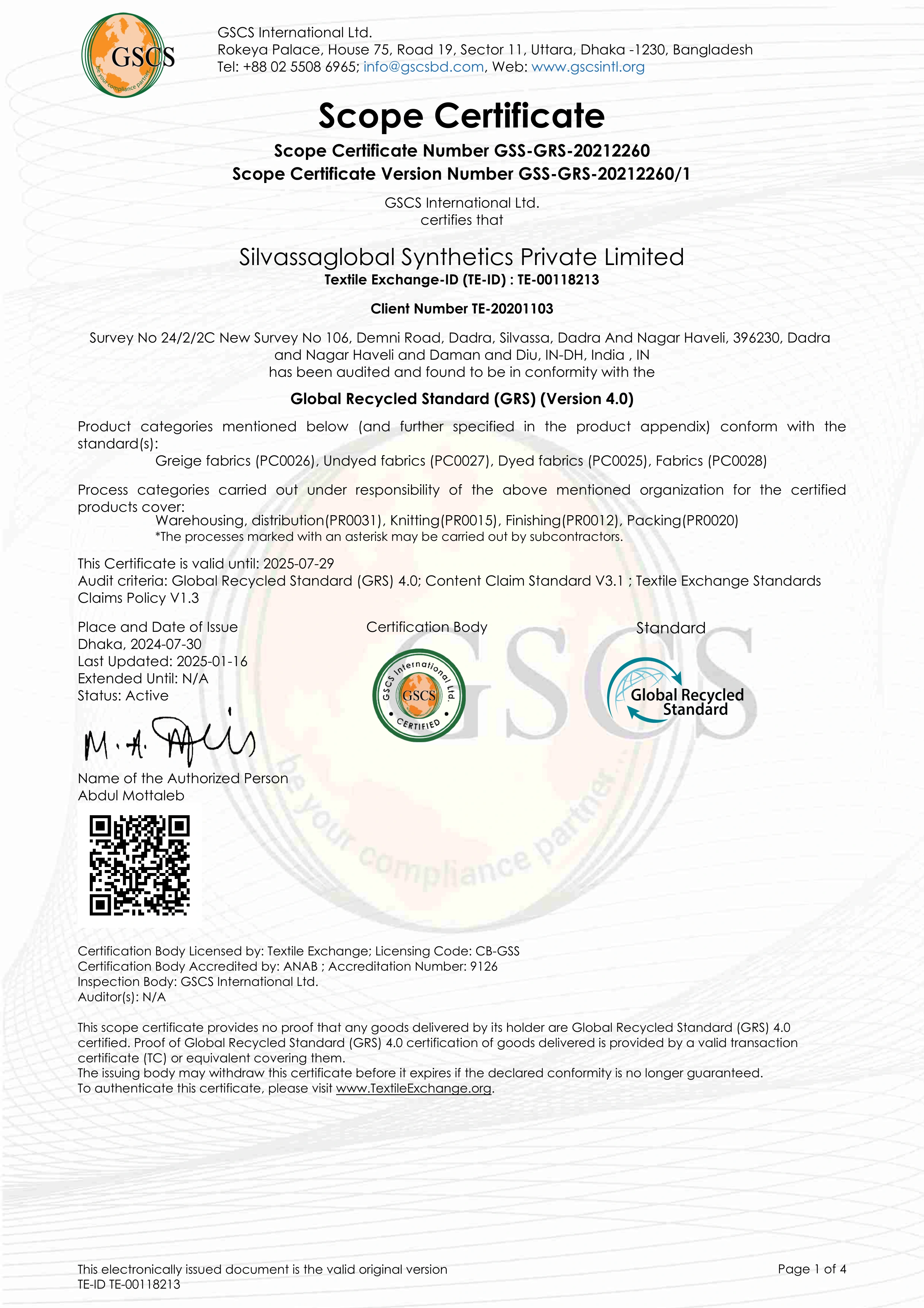 Certificate 2