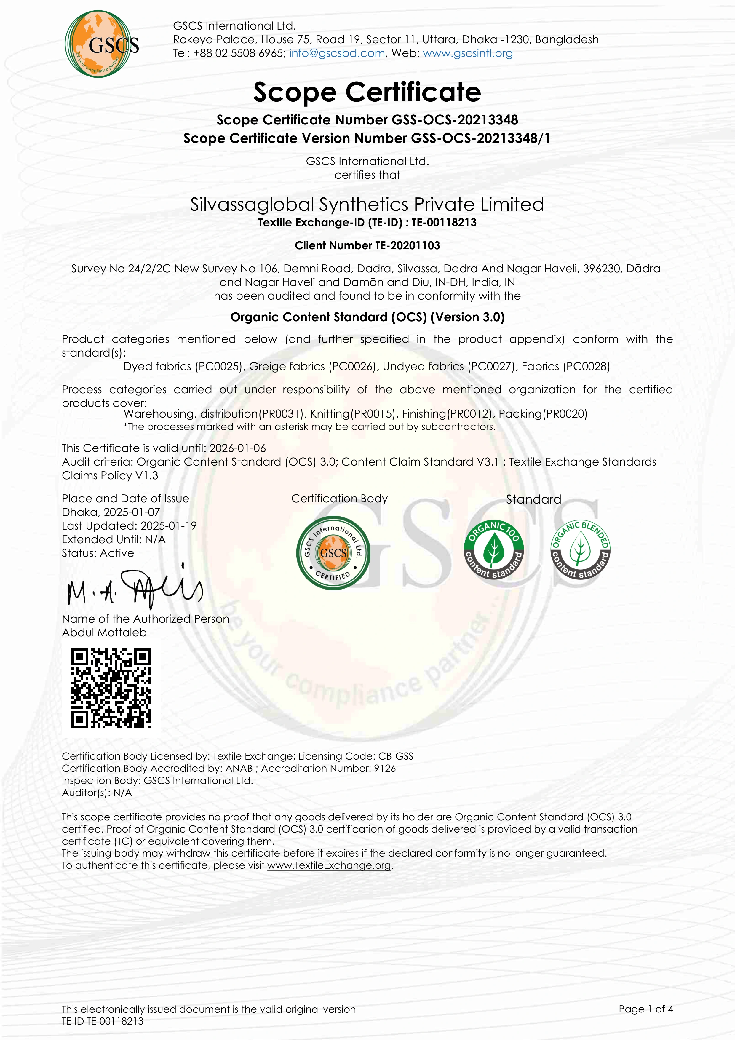Certificate 3